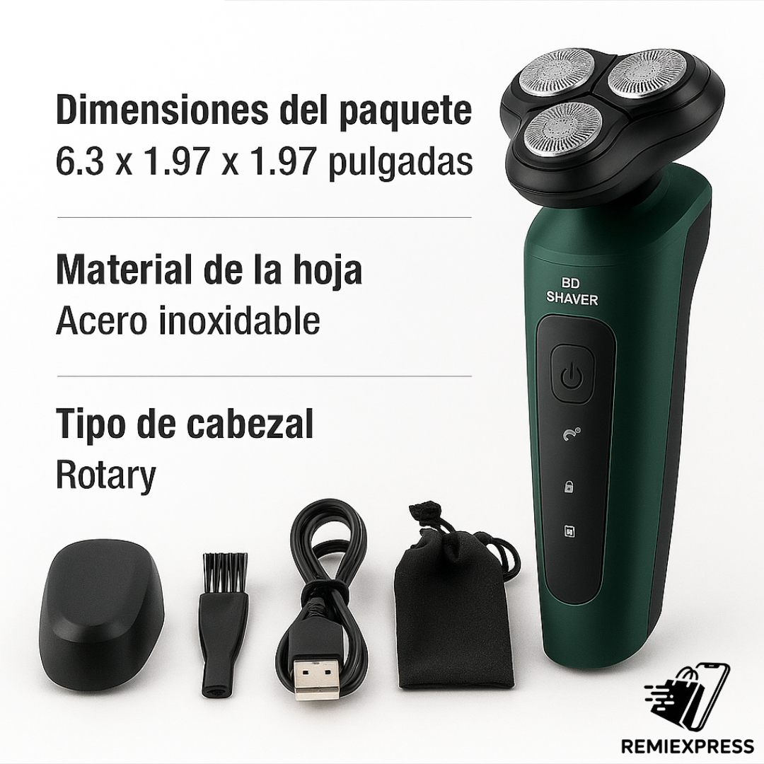 Afeitadora 9D Inalámbrica